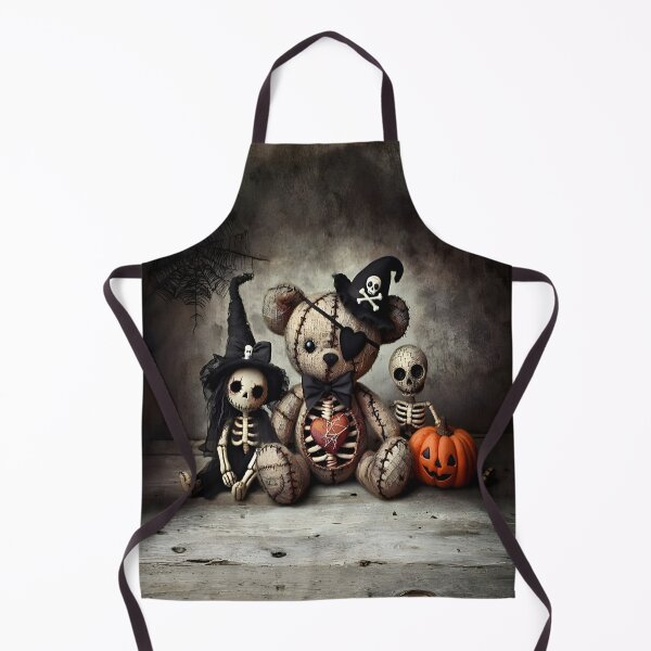 Item preview, "Halloween Ted and friends" designed and sold by JacquiTaylorArt.