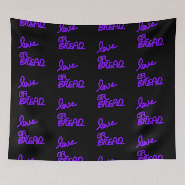 Item preview, LaMaisonOfMY Love or Bread? Toasty Dilemma - Cute Handdrawn Bread COLLECTION No.5 ON BLACK designed and sold by LaMaisonOfMY.