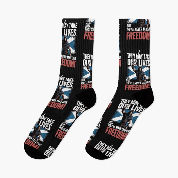 Item preview, Braveheart quote, They may take our lives, but they'll never take our freedom! designed and sold by Philip-p22.
