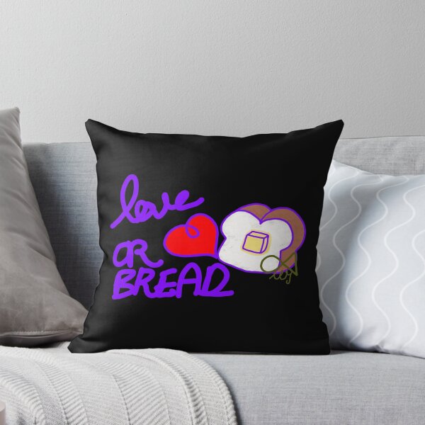 Item preview, LaMaisonOfMY Love or Bread? Toasty Dilemma - Cute Handdrawn Bread COLLECTION No.6 ON BLACK designed and sold by LaMaisonOfMY.