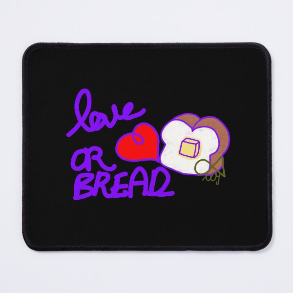 Item preview, LaMaisonOfMY Love or Bread? Toasty Dilemma - Cute Handdrawn Bread COLLECTION No.6 ON BLACK designed and sold by LaMaisonOfMY.