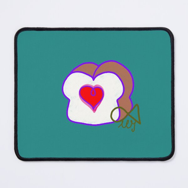 Item preview, LaMaisonOfMY Love or Bread? Toasty Dilemma - Cute Handdrawn Bread COLLECTION No.7 BLACK TEXT designed and sold by LaMaisonOfMY.