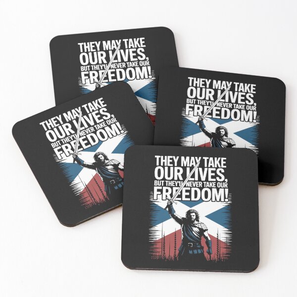 Item preview, Braveheart quote, They may take our lives, but they'll never take our freedom! designed and sold by Philip-p22.