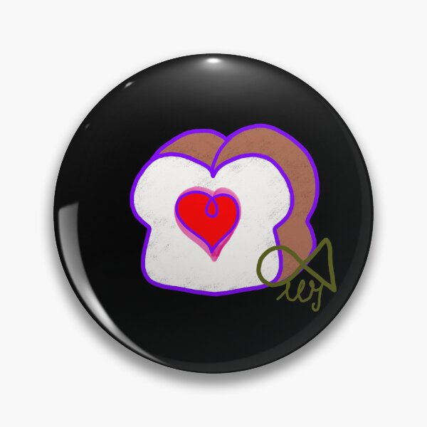 Item preview, LaMaisonOfMY Love or Bread? Toasty Dilemma - Cute Handdrawn Bread COLLECTION No.7 ON BLACK designed and sold by LaMaisonOfMY.