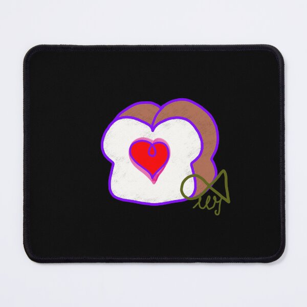 Item preview, LaMaisonOfMY Love or Bread? Toasty Dilemma - Cute Handdrawn Bread COLLECTION No.7 ON BLACK designed and sold by LaMaisonOfMY.