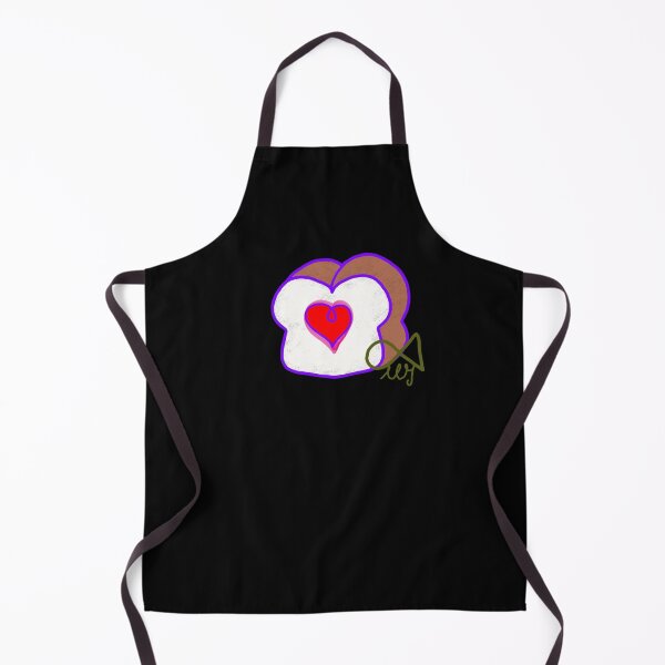 Item preview, LaMaisonOfMY Love or Bread? Toasty Dilemma - Cute Handdrawn Bread COLLECTION No.7 ON BLACK designed and sold by LaMaisonOfMY.