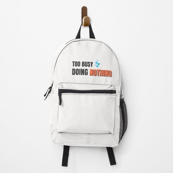 Item preview, Too Busy Doing Nothing – Funny Lazy Productivity Quote Design designed and sold by thoratsdesign.