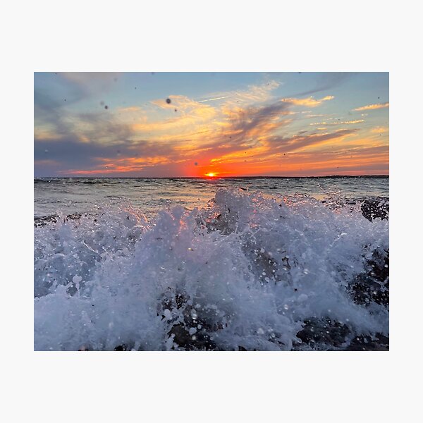 Item preview, Waves Crashing on the Beach designed and sold by NW Photos & Designs.