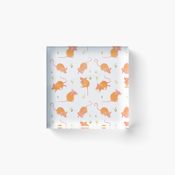 Item preview, Ginger Mouse - Repeating Mice Pattern designed and sold by Leila's Doodles.
