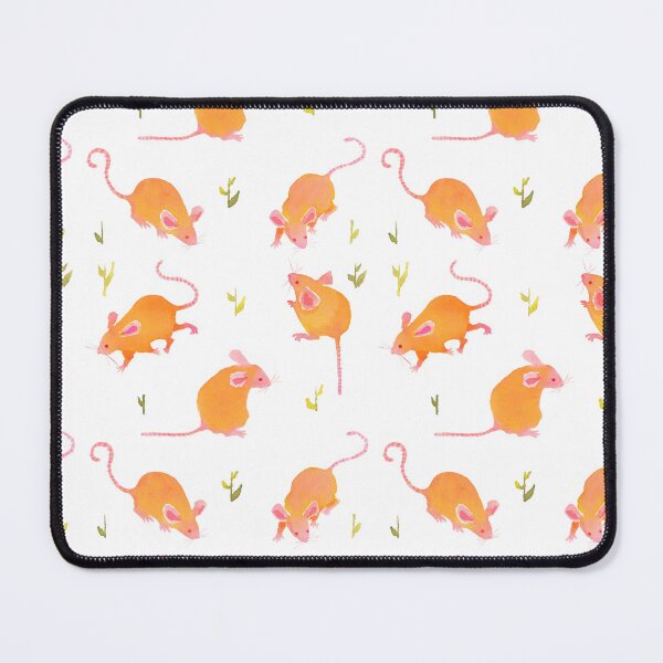 Item preview, Ginger Mouse - Repeating Mice Pattern designed and sold by Leila's Doodles.