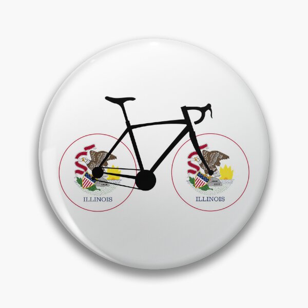 Item preview, Illinois Flag Cycling designed and sold by Esskay Designs.