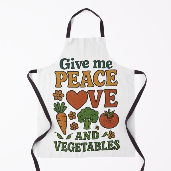 Item preview, Give me Peace, Love & Vegetables designed and sold by Andykinoz.