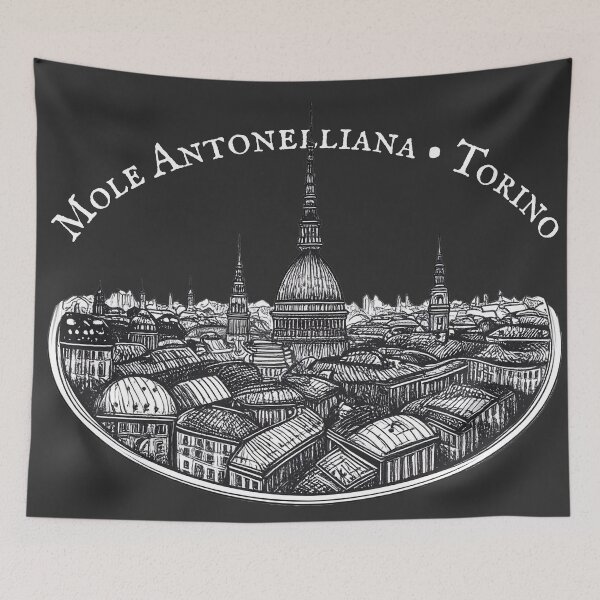 Item preview, Mole Antonelliana – Hand-Drawn Turin designed and sold by kacperartdesign.