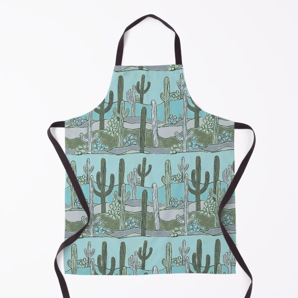 Item preview, Sonoran Saguaros blue designed and sold by Tina Bellina Designs.