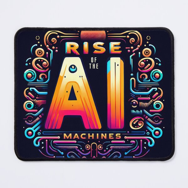Item preview, Rise of the AI machines, typography designed and sold by maxmaj.