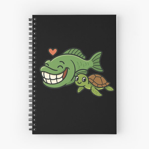 Item preview, Parrot Fish and Little Turtle designed and sold by DamioPolArt.