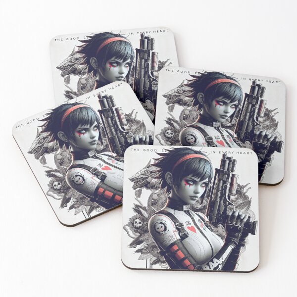 Item preview, Gothic Lady Skull Shooter Anime designed and sold by Voodoo Store Paranormal Collections.