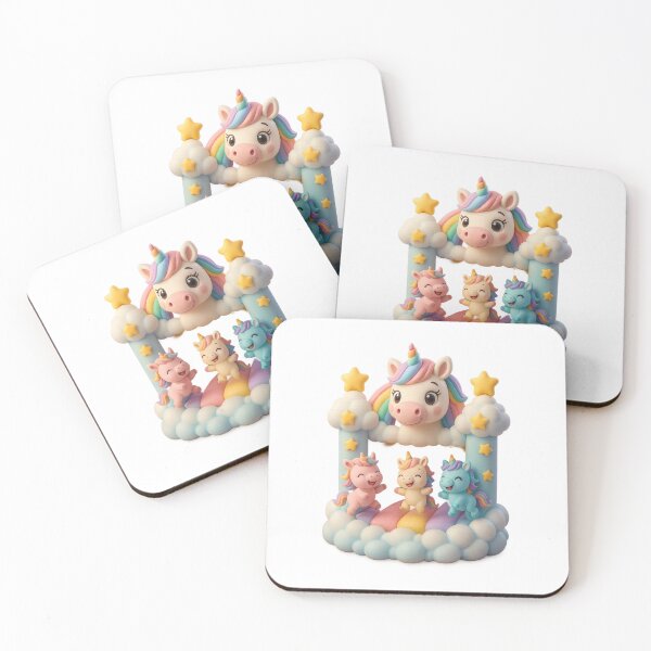 Item preview, Unicorn Cloud Bounce House Birthday Party designed and sold by Moons Studio.