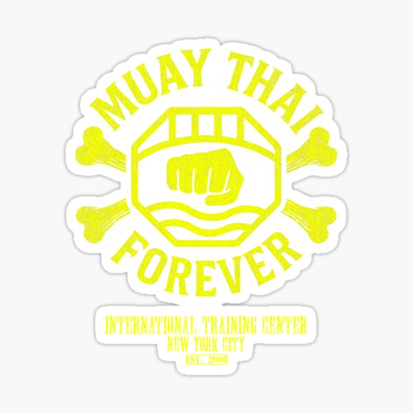 Artikel-Vorschau von Muay Thai für immer gelb, designt und verkauft von ITCNewYork.