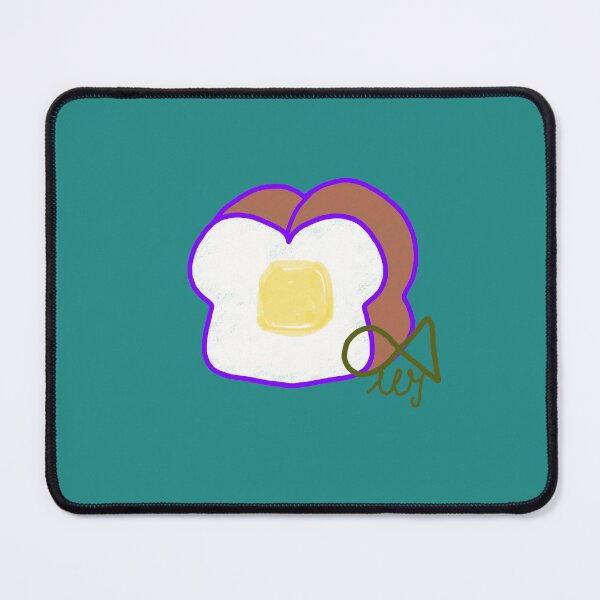 Item preview, LaMaisonOfMY Love or Bread? Toasty Dilemma - Cute Handdrawn Bread COLLECTION No.8 BLACK TEXT designed and sold by LaMaisonOfMY.