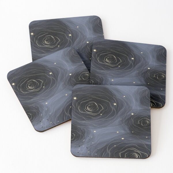 Item preview, drawing of nebula embrace abstract design  designed and sold by NivyasArtistry.