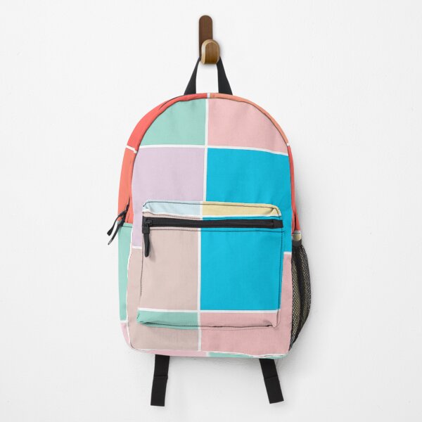 Item preview, Colorful Retro Grid Aesthetic Pattern – Pastel Rainbow Minimalist Design designed and sold by weirdfishes123.