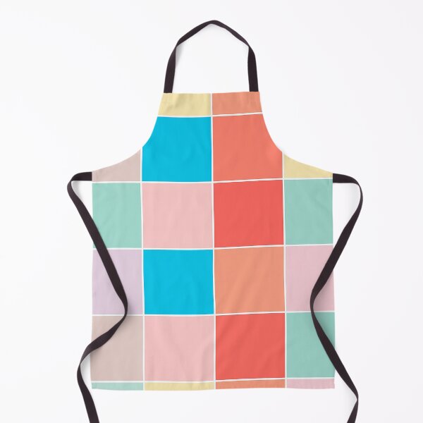Item preview, Colorful Retro Grid Aesthetic Pattern – Pastel Rainbow Minimalist Design designed and sold by weirdfishes123.