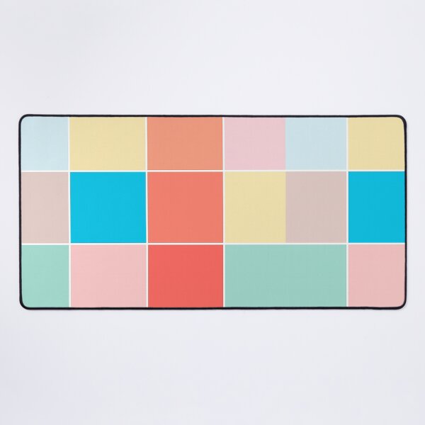 Item preview, Colorful Retro Grid Aesthetic Pattern – Pastel Rainbow Minimalist Design designed and sold by weirdfishes123.
