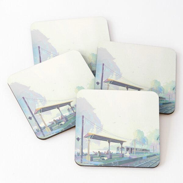 Item preview, Fantasy Train Station Illustration designed and sold by Elva's Studio.
