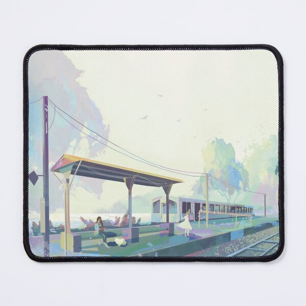 Item preview, Fantasy Train Station Illustration designed and sold by Elva's Studio.