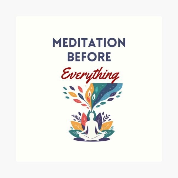 Item preview, Meditation before Everything | Stoicism Philosophy, Daily Stoic Life designed and sold by LexaArtworks.