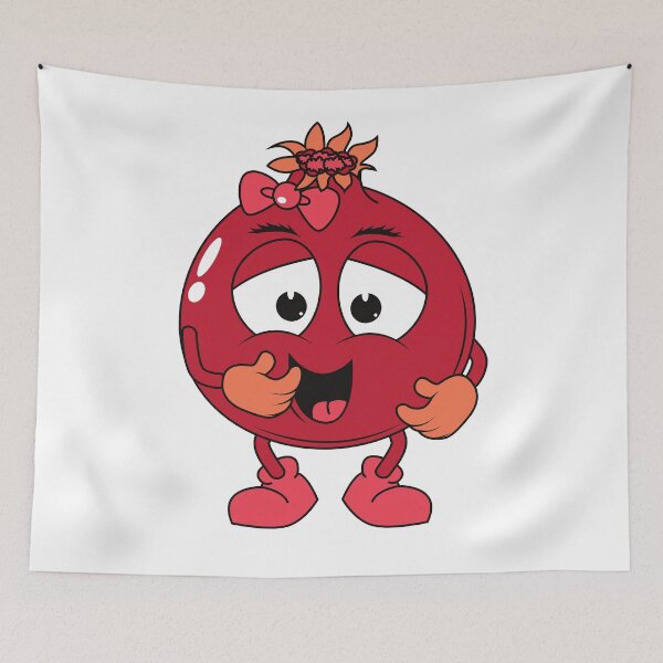 Item preview, Pomegranate Fruit Art – Bold and Juicy Design designed and sold by Amira Sabry.