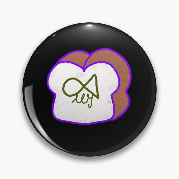 Item preview, LaMaisonOfMY Love or Bread? Toasty Dilemma - Cute Handdrawn Bread COLLECTION No.10 ON BLACK designed and sold by LaMaisonOfMY.