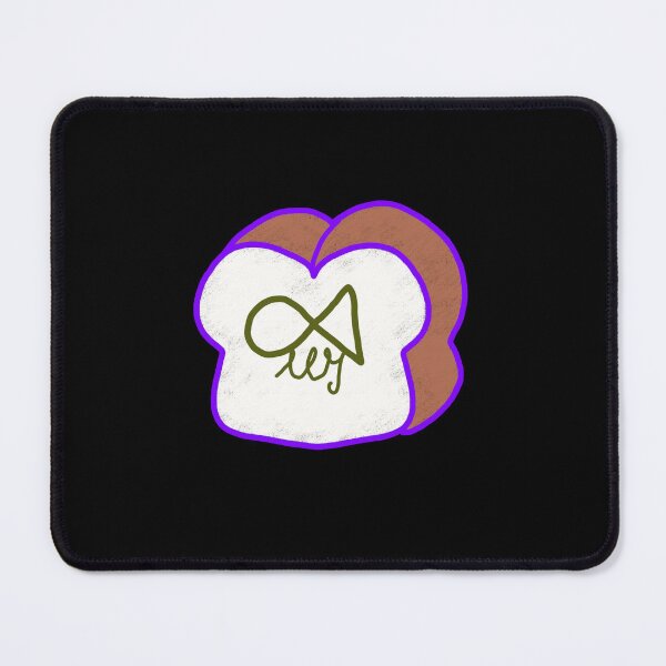 Item preview, LaMaisonOfMY Love or Bread? Toasty Dilemma - Cute Handdrawn Bread COLLECTION No.10 ON BLACK designed and sold by LaMaisonOfMY.