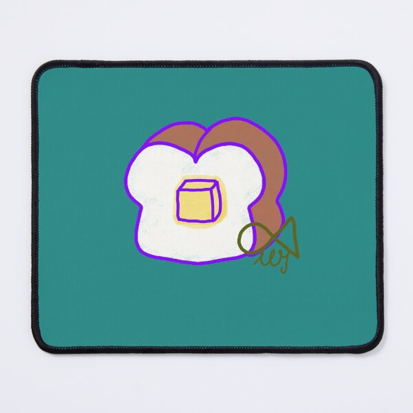 Item preview, LaMaisonOfMY Love or Bread? Toasty Dilemma - Cute Handdrawn Bread COLLECTION No.11 BLACK TEXT designed and sold by LaMaisonOfMY.