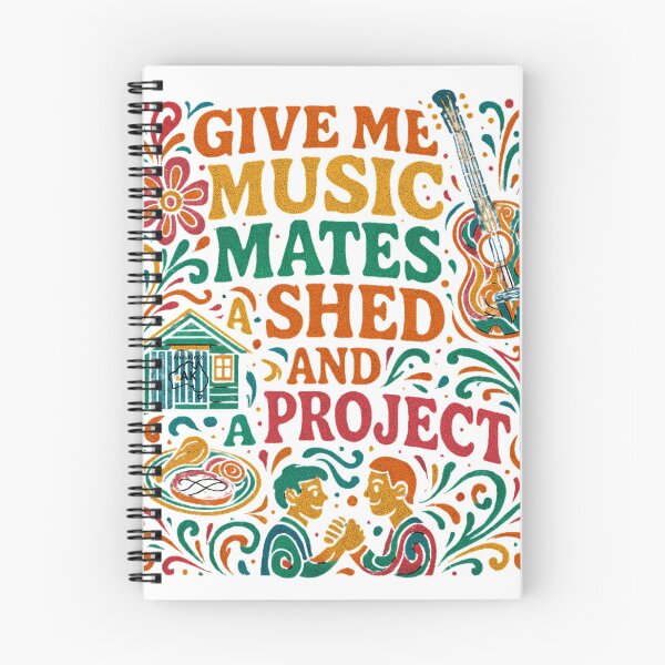 Item preview, Give me musuc, mates, a shed and a project designed and sold by Andykinoz.