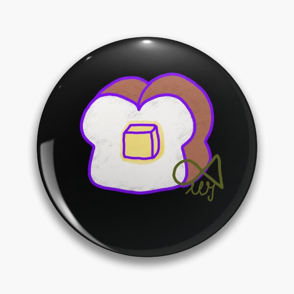 Item preview, LaMaisonOfMY Love or Bread? Toasty Dilemma - Cute Handdrawn Bread COLLECTION No.11 ON BLACK designed and sold by LaMaisonOfMY.