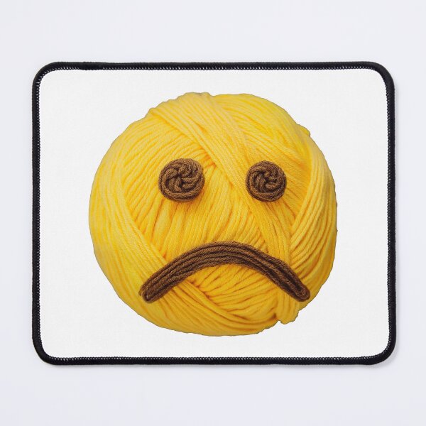 Item preview, Yarn sad face emoji designed and sold by Andre Faubert.
