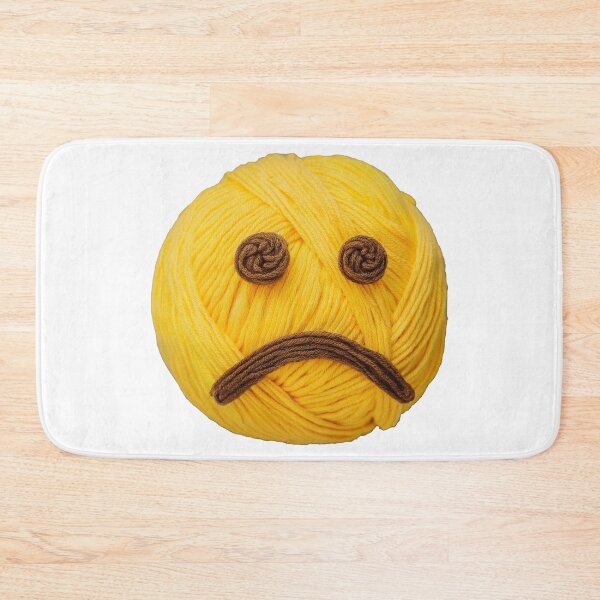Item preview, Yarn sad face emoji designed and sold by Andre Faubert.