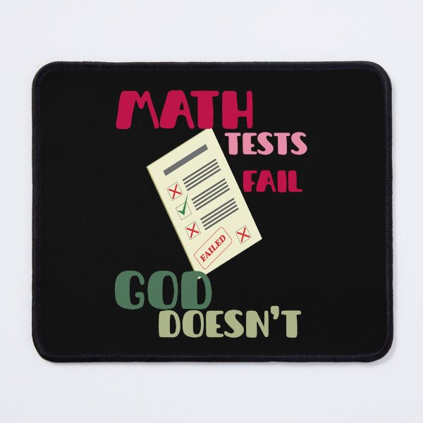 Item preview, "Math test Fail, GOD doesn't" Back to School Blessed T-shirt designed and sold by OrtegaGrace.