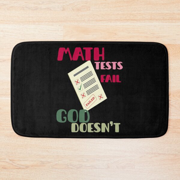 Item preview, "Math test Fail, GOD doesn't" Back to School Blessed T-shirt designed and sold by OrtegaGrace.