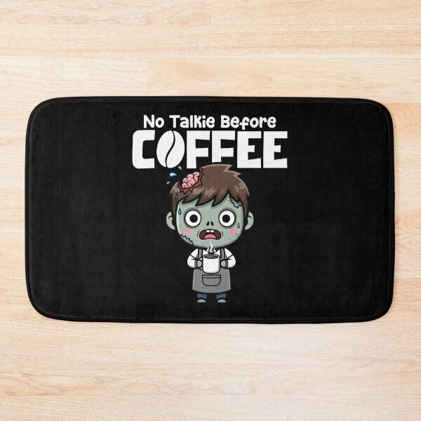 Item preview, NO TALKIE BEFORE COFFEE - BARISTA GIFT designed and sold by KEF Custom.