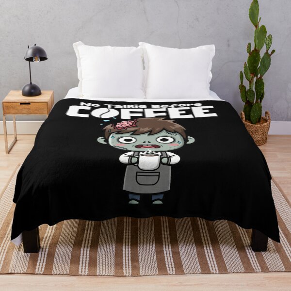 Item preview, NO TALKIE BEFORE COFFEE - BARISTA GIFT designed and sold by KEF Custom.