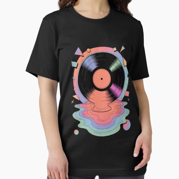 Item preview, "Melting Vinyl – Retro Music Waves" designed and sold by FitaRetail333.