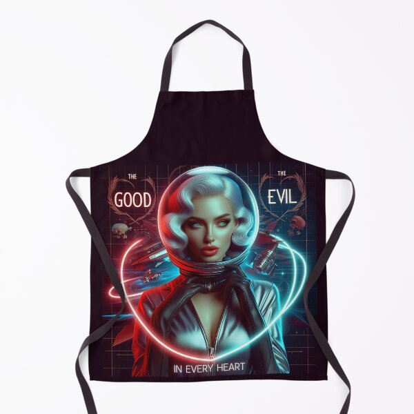 Item preview, Retro Lady Neon Space Glam designed and sold by Voodoo Store Paranormal Collections.