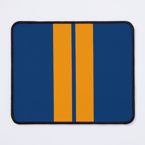 Item preview, Dual Racing Stripes - Small Gap (Orange - Guardsmans Blue) designed and sold by Racing Stripes Only.