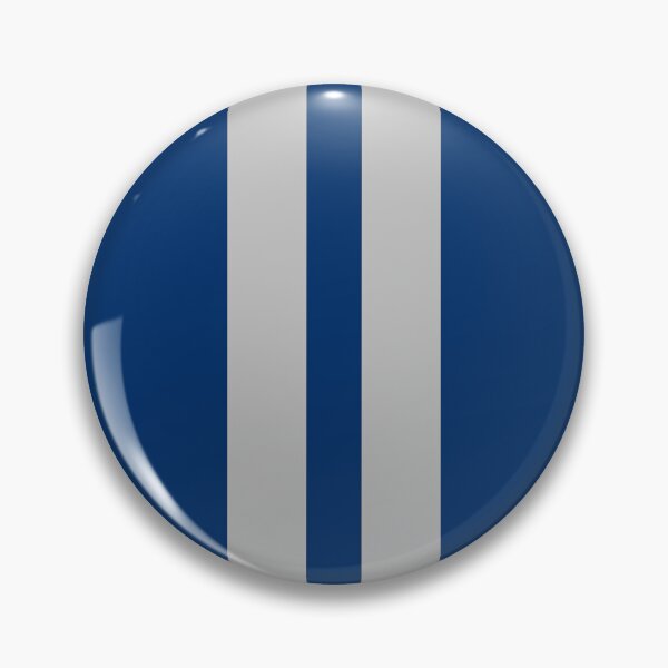 Item preview, Dual Racing Stripes - Large Gap (Light Gray/Silver - Guardsmans Blue Background) designed and sold by Racing Stripes Only.