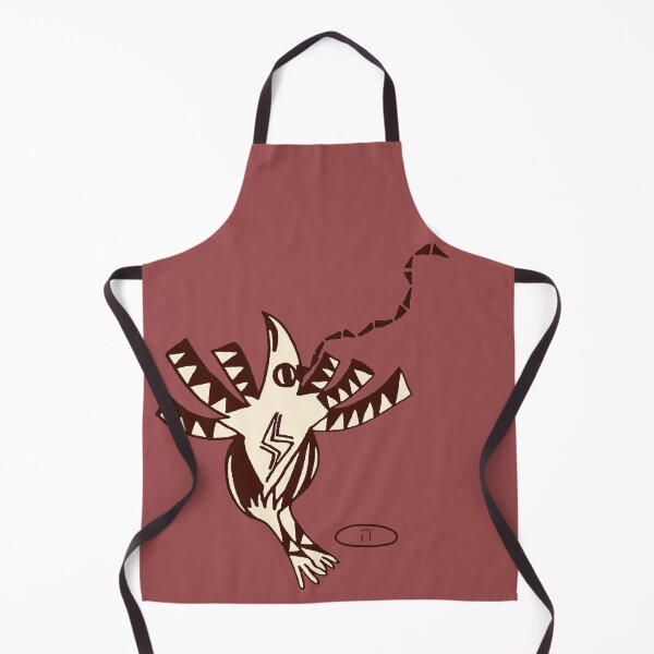 Item preview, Surreal Bird of Divine Breath|Hei ה|Hebrew Letter Art|Earth Tone designed and sold by Aster Atelier.