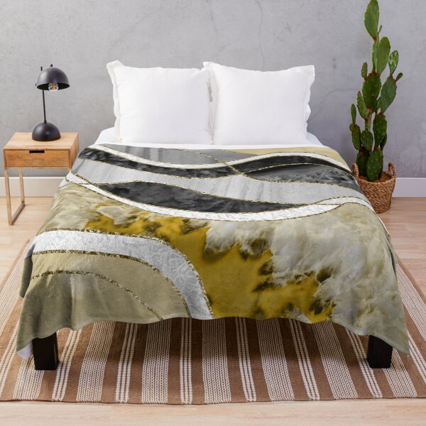 Item preview, Marble Agate Gold Glam 7 - landscape (Photo of Foil Only - Not Reflective) designed and sold by Anita's & Bella's Art.