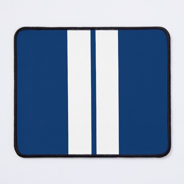 Item preview, Dual Racing Stripes - Small Gap (White - Guardsmans Blue Background) designed and sold by Racing Stripes Only.